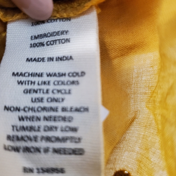 Indigo Thread Co Women's Thin Strap Hippie Tank Top sz 1X - Picture 6 of 6